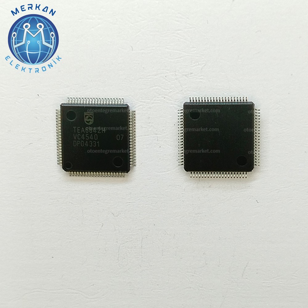 TEA6842H (QFP-80-SMD) ORİJİNAL OTO BEYİN TAMİR ENTEGRELERİ MERKAN ELEKTRONİK