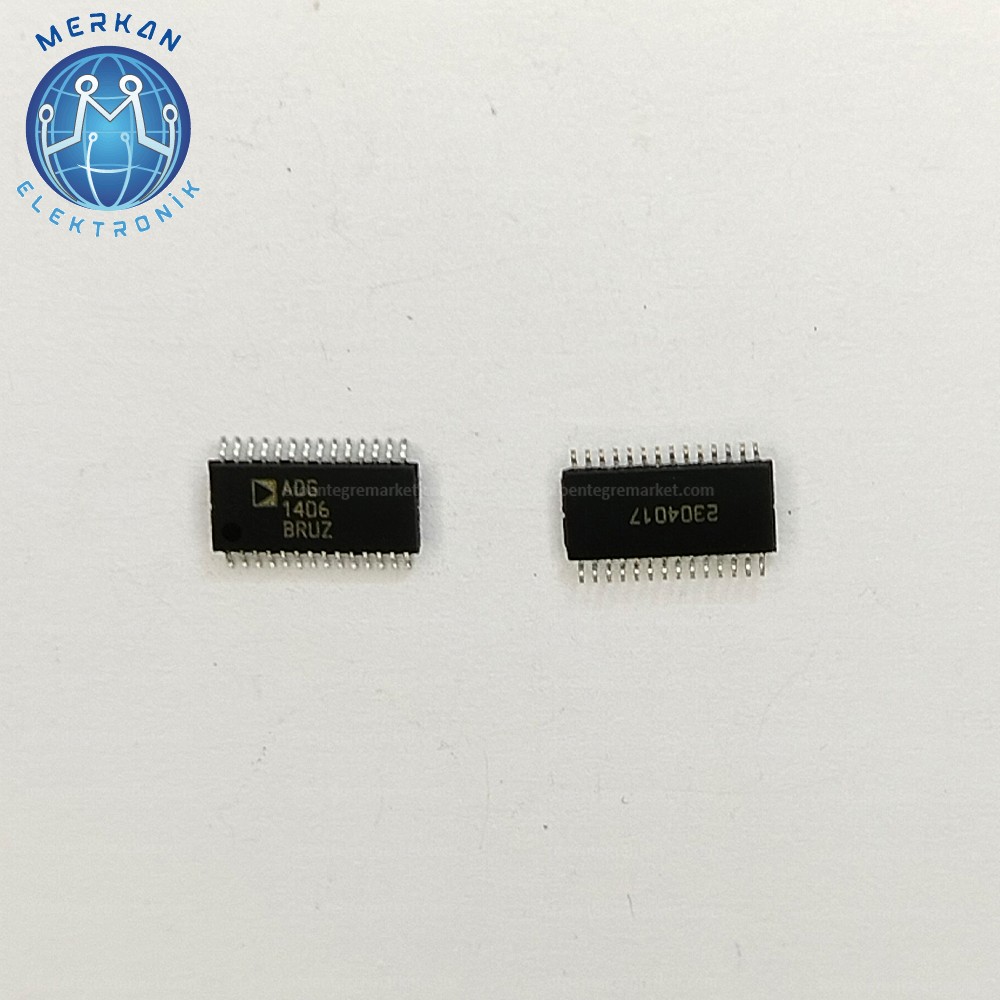 ADG1406BRUZ (TSSOP-28-SMD)ORİJİNAL OTO BEYİN TAMİR ENTEGRELERİ MERKAN ELEKTRONİK