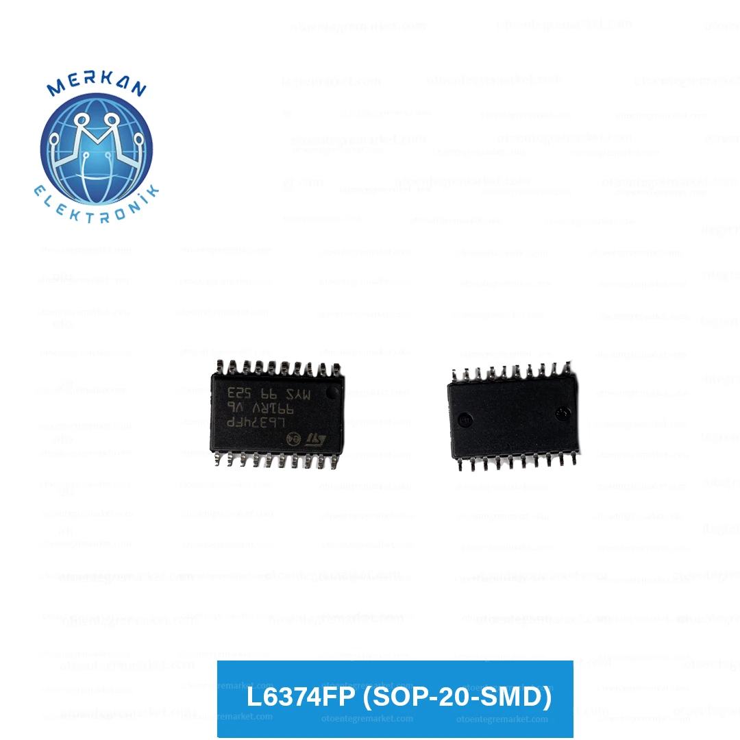 L6374FP (SOP-20-SMD) ORİJİNAL OTO BEYİN TAMİR ENTEGRELERİ MERKAN ELEKTRONİK