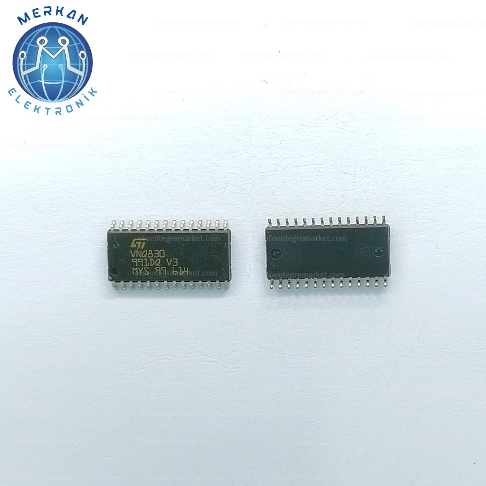 VNQ830 (SOP-28-SMD) ORİJİNAL OTO BEYİN TAMİR ENTEGRELERİ MERKAN ELEKTRONİK