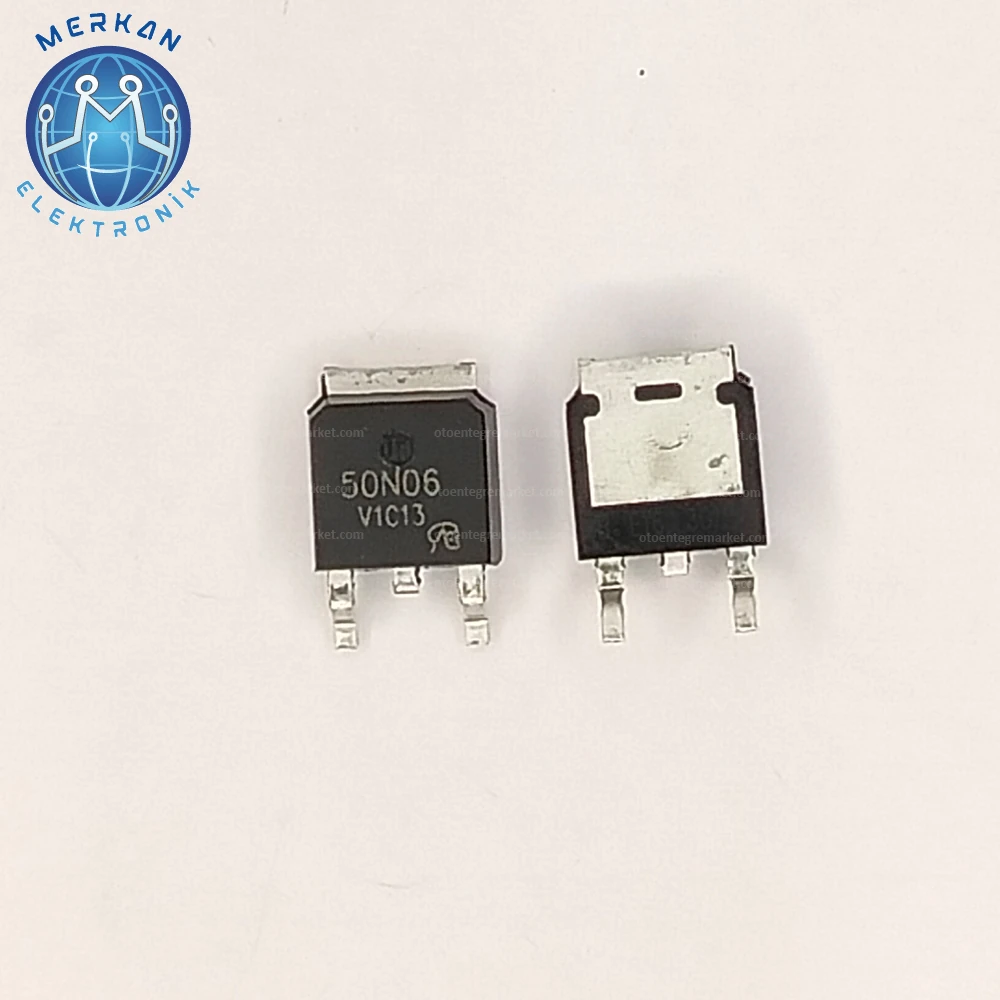 50N06 (TO-252-SMD) ORİJİNAL OTO BEYİN TAMİR ENTEGRELERİ MERKAN ELEKTRONİK