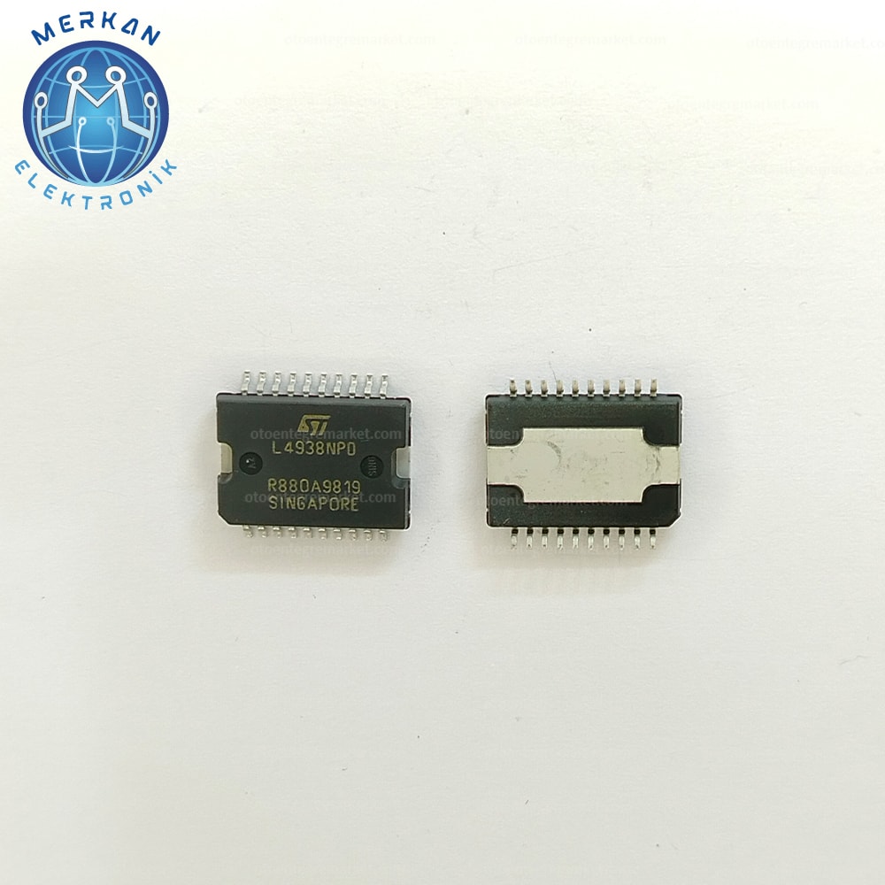 L4938NPD (HSOP-20-SMD)ORİJİNAL OTO BEYİN TAMİR ENTEGRELERİ MERKAN ELEKTRONİK
