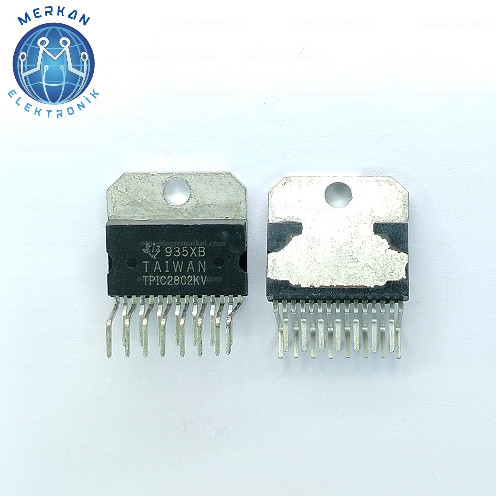 TPIC2802KV (ZİP-15) ORİJİNAL OTO BEYİN TAMİR ENTEGRELERİ MERKAN ELEKTRONİK