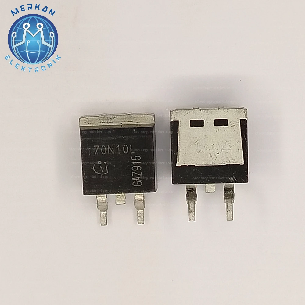 70N10 L (TO-263-SMD) ORİJİNAL OTO BEYİN TAMİR ENTEGRELERİ MERKAN ELEKTRONİK