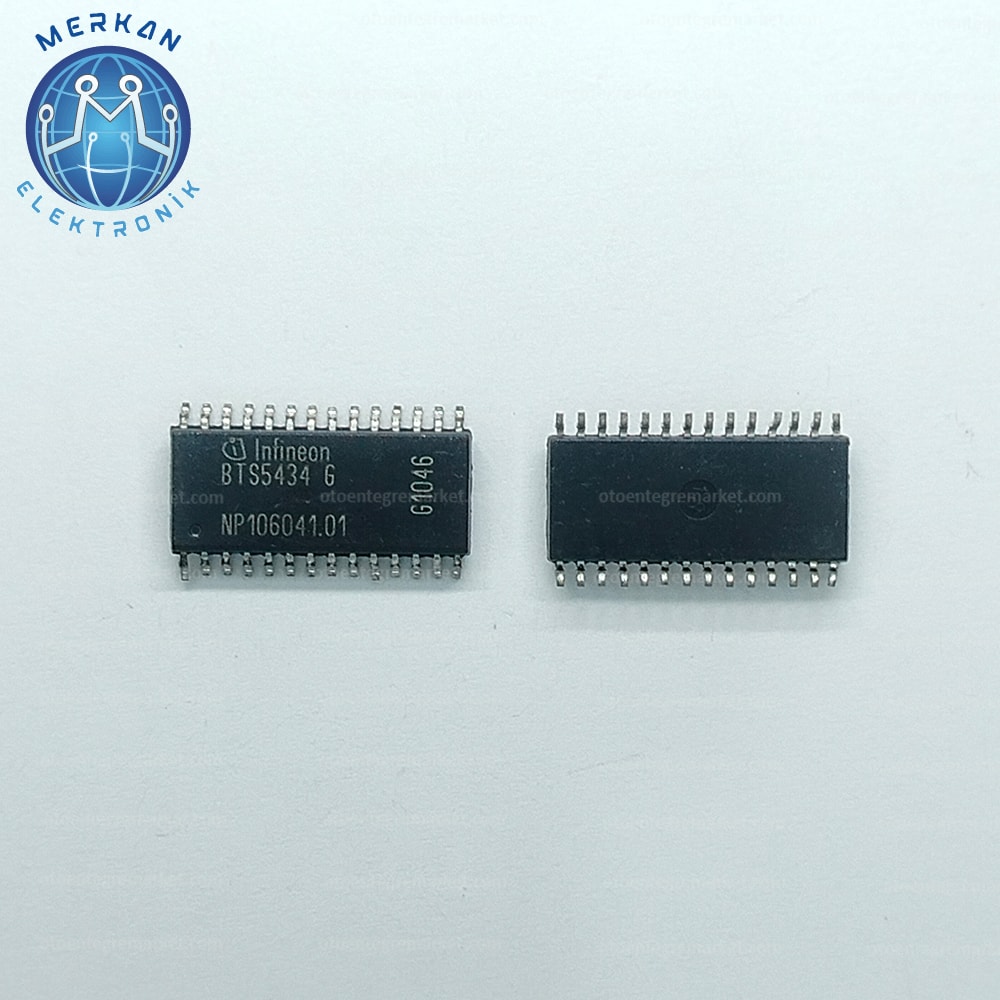 BTS5434G (SOP-28-SMD) ORİJİNAL OTO BEYİN TAMİR ENTEGRELERİ MERKAN ELEKTRONİK