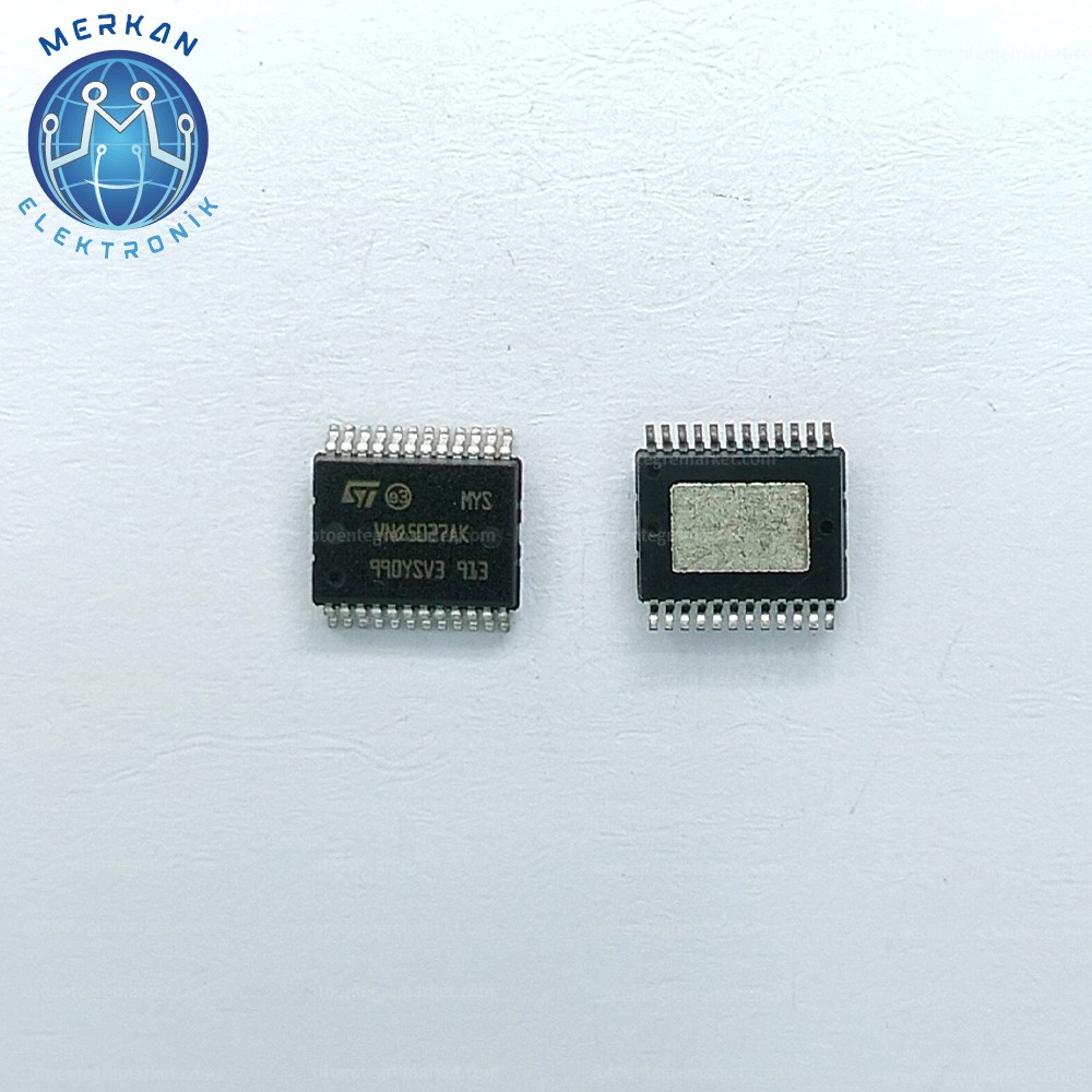 VNQ5027AK (SOP-24-SMD) ORİJİNAL OTO BEYİN TAMİR ENTEGRELERİ MERKAN ELEKTRONİK