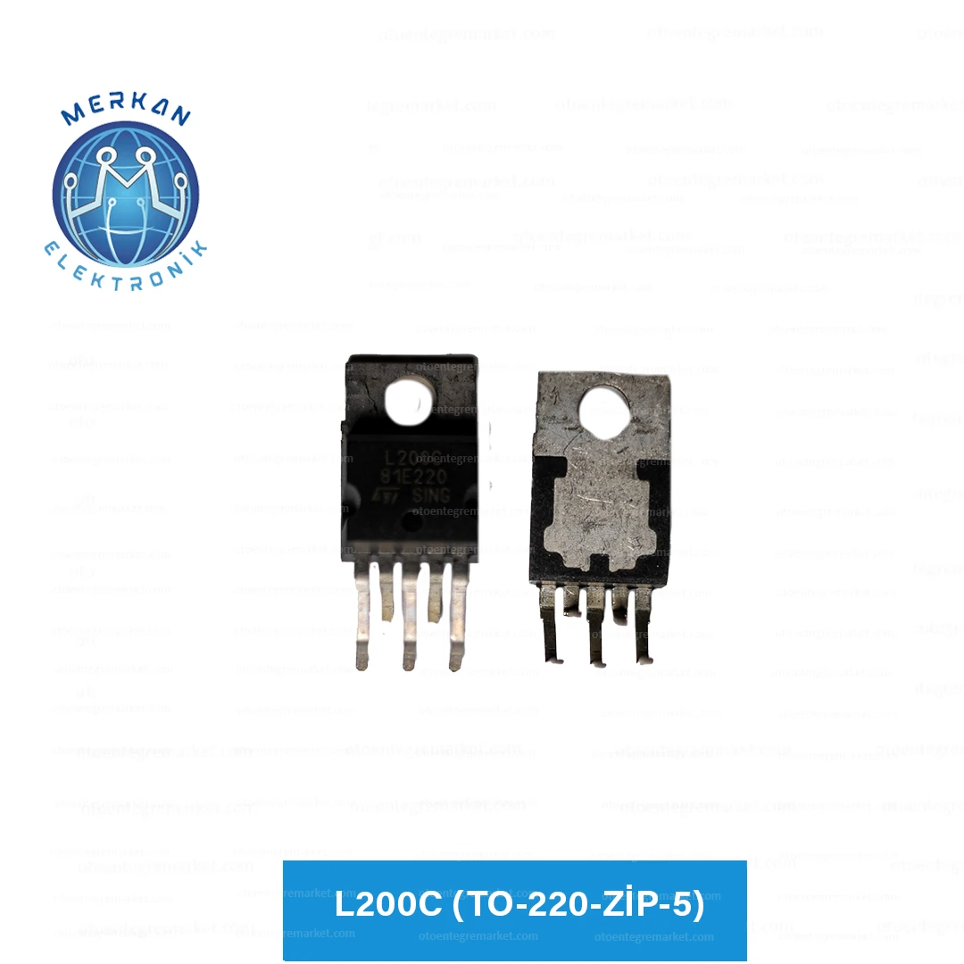 L200C (TO-220-ZİP-5) ORİJİNAL OTO BEYİN TAMİR ENTEGRELERİ MERKAN ELEKTRONİK