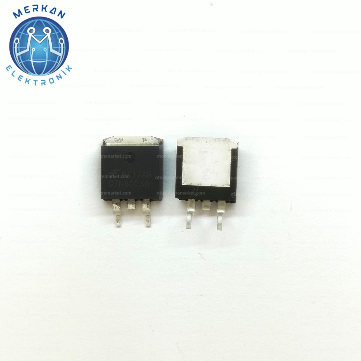 HGT1S7N60C3DS (TO-263-SMD) ORİJİNAL OTO BEYİN TAMİR ENTEGRELERİ MERKAN ELEKTRONİK