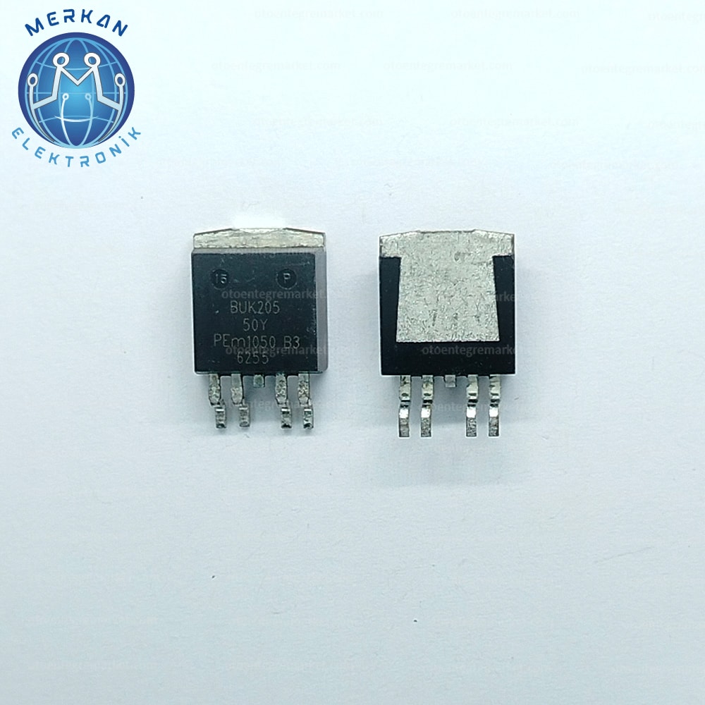 BUK205-50Y (TO-263-SMD) ORİJİNAL OTO BEYİN TAMİR ENTEGRELERİ MERKAN ELEKTRONİK
