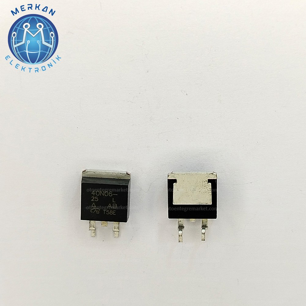 40N06 (TO-263-SMD)ORİJİNAL OTO BEYİN TAMİR ENTEGRELERİ MERKAN ELEKTRONİK