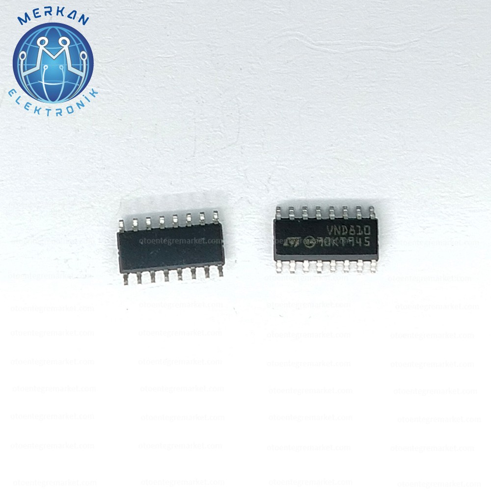 VND810 (SOP-16-SMD)   ORİJİNAL OTO BEYİN TAMİR ENTEGRELERİ MERKAN ELEKTRONİK