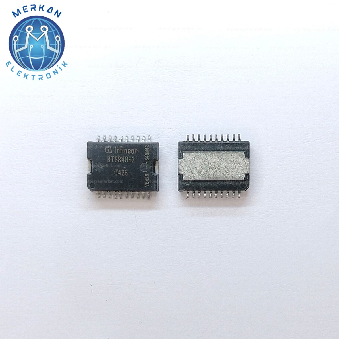 BTS840S2 HSOP-20-SMD ORİJİNAL OTO BEYİN TAMİR ENTEGRELERİ MERKAN ELEKTRONİK