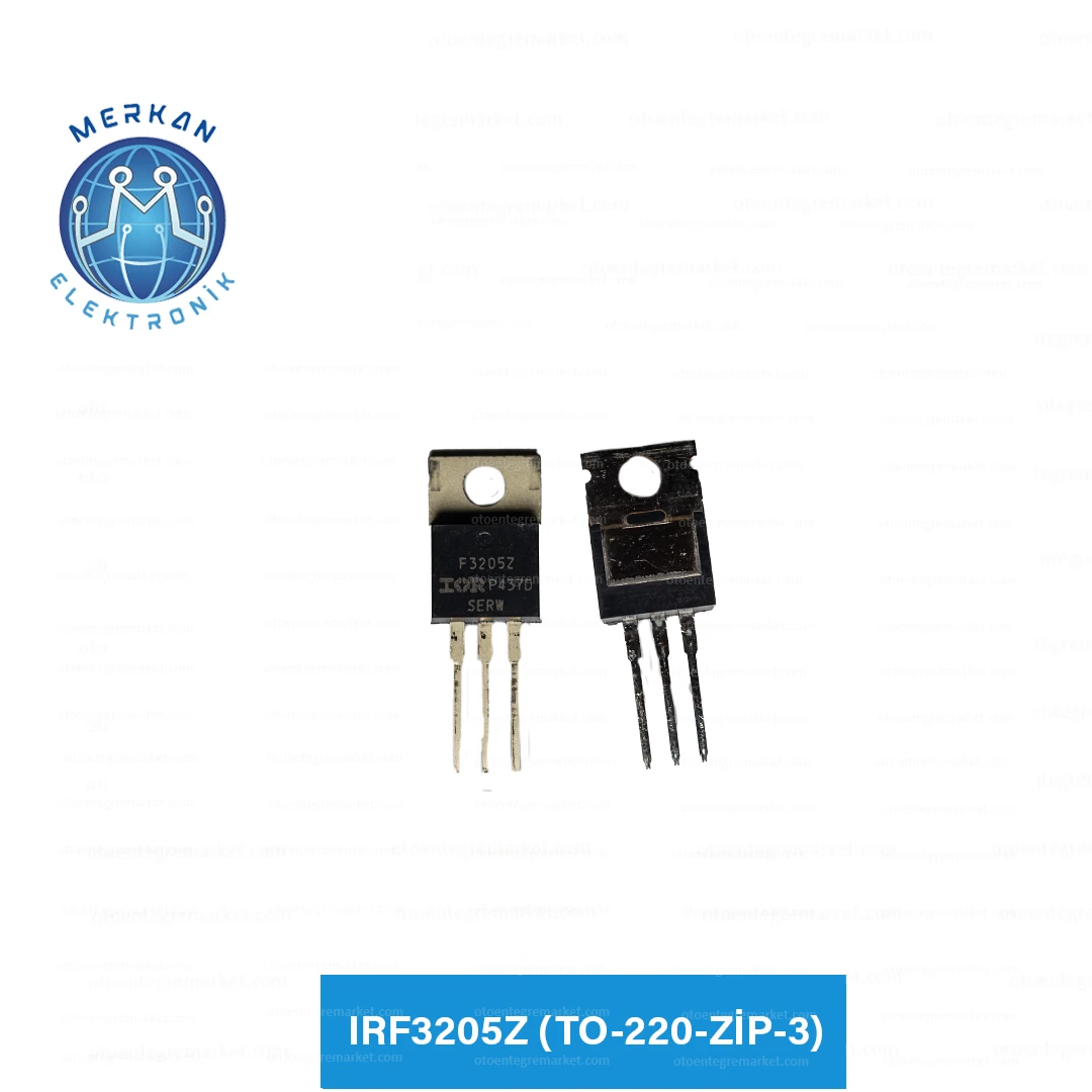 IRF3205Z (TO-220-ZİP-3) ORİJİNAL OTO BEYİN TAMİR ENTEGRELERİ MERKAN ELEKTRONİK