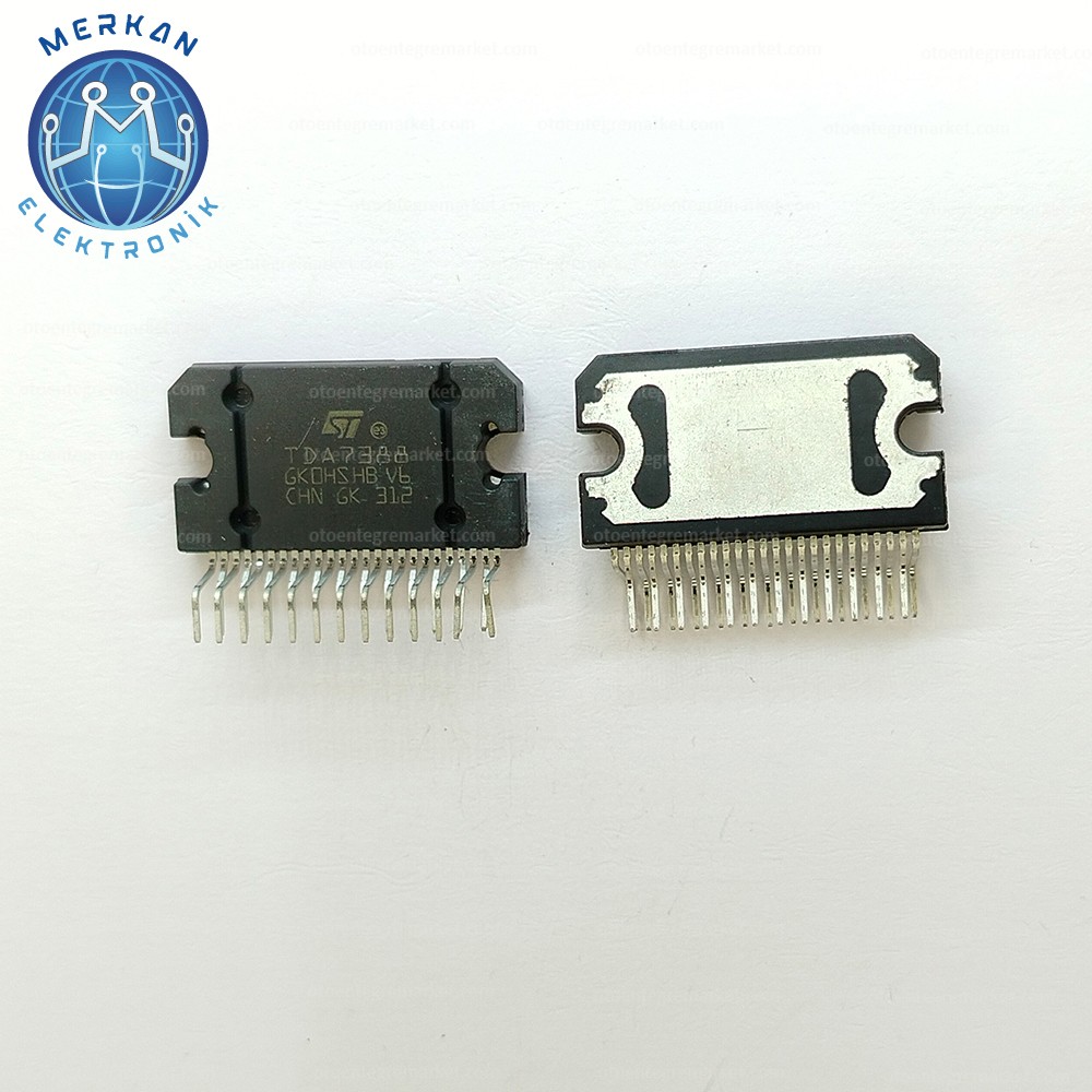 TDA7388 (Flexiwatt-25Pin-ZİP) ORİJİNAL OTO BEYİN TAMİR ENTEGRELERİ MERKAN ELEKTRONİK