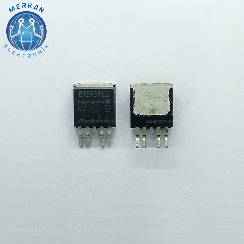 BTS436L2 (TO-263-SMD) ORİJİNAL OTO BEYİN TAMİR ENTEGRELERİ MERKAN ELEKTRONİK