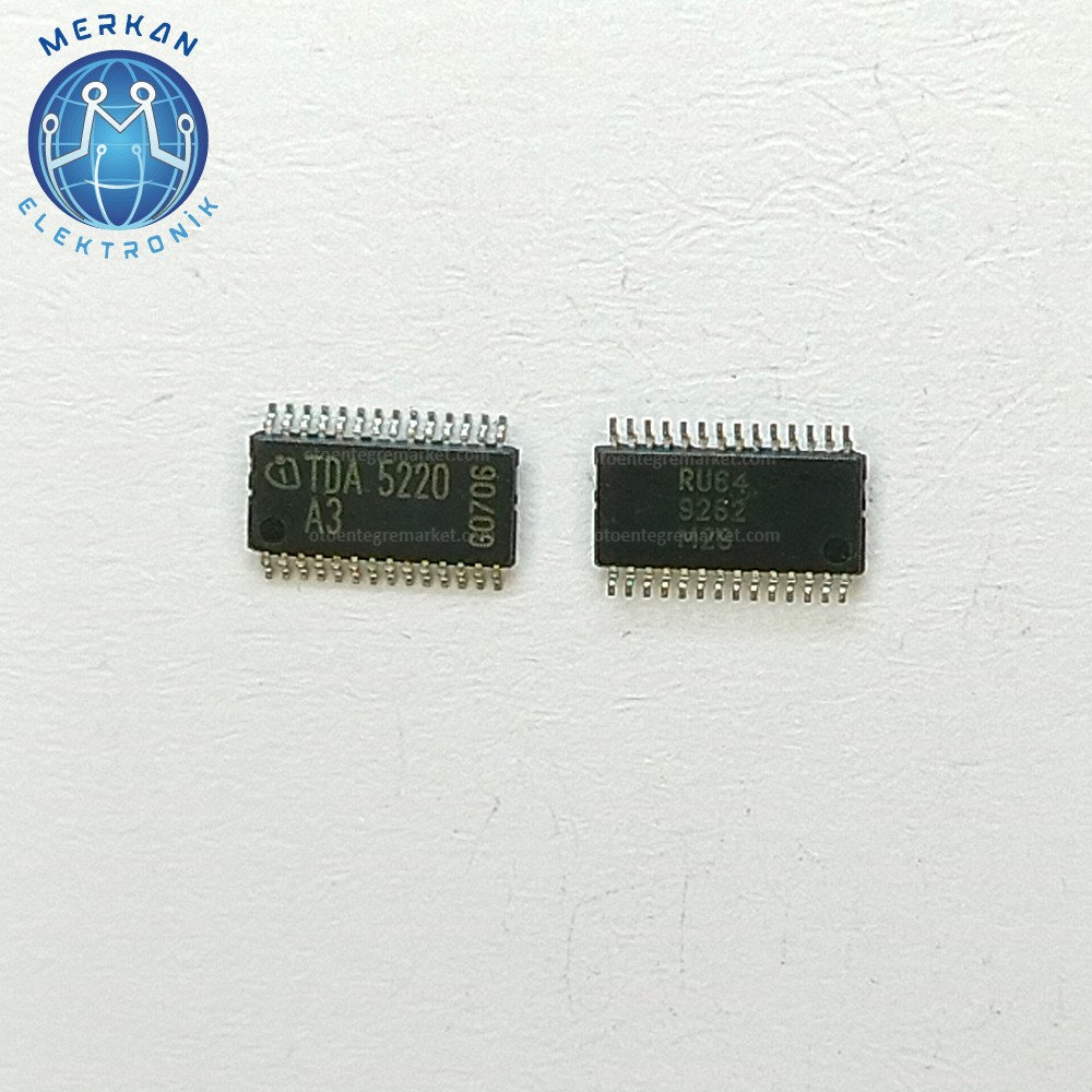 TDA5220A3 (SOP-28-SMD) ORİJİNAL OTO BEYİN TAMİR ENTEGRELERİ MERKAN ELEKTRONİK