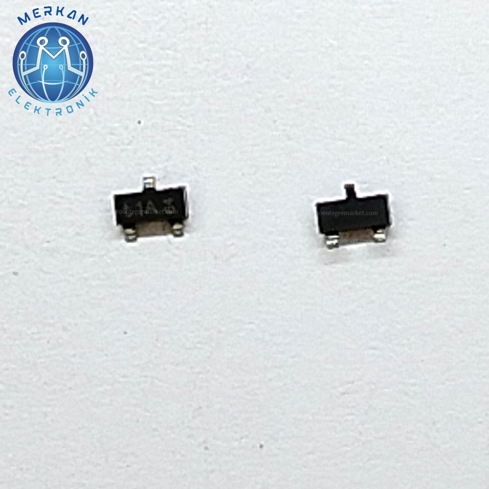 MMBT3904 (SOT-23-SMD) ORİJİNAL OTO BEYİN TAMİR ENTEGRELERİ MERKAN ELEKTRONİK