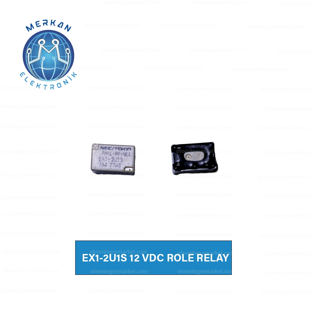 EX1-2U1S 12 VDC ROLE RELAY ORİJİNAL OTO BEYİN TAMİR ENTEGRELERİ MERKAN ELEKTRONİK
