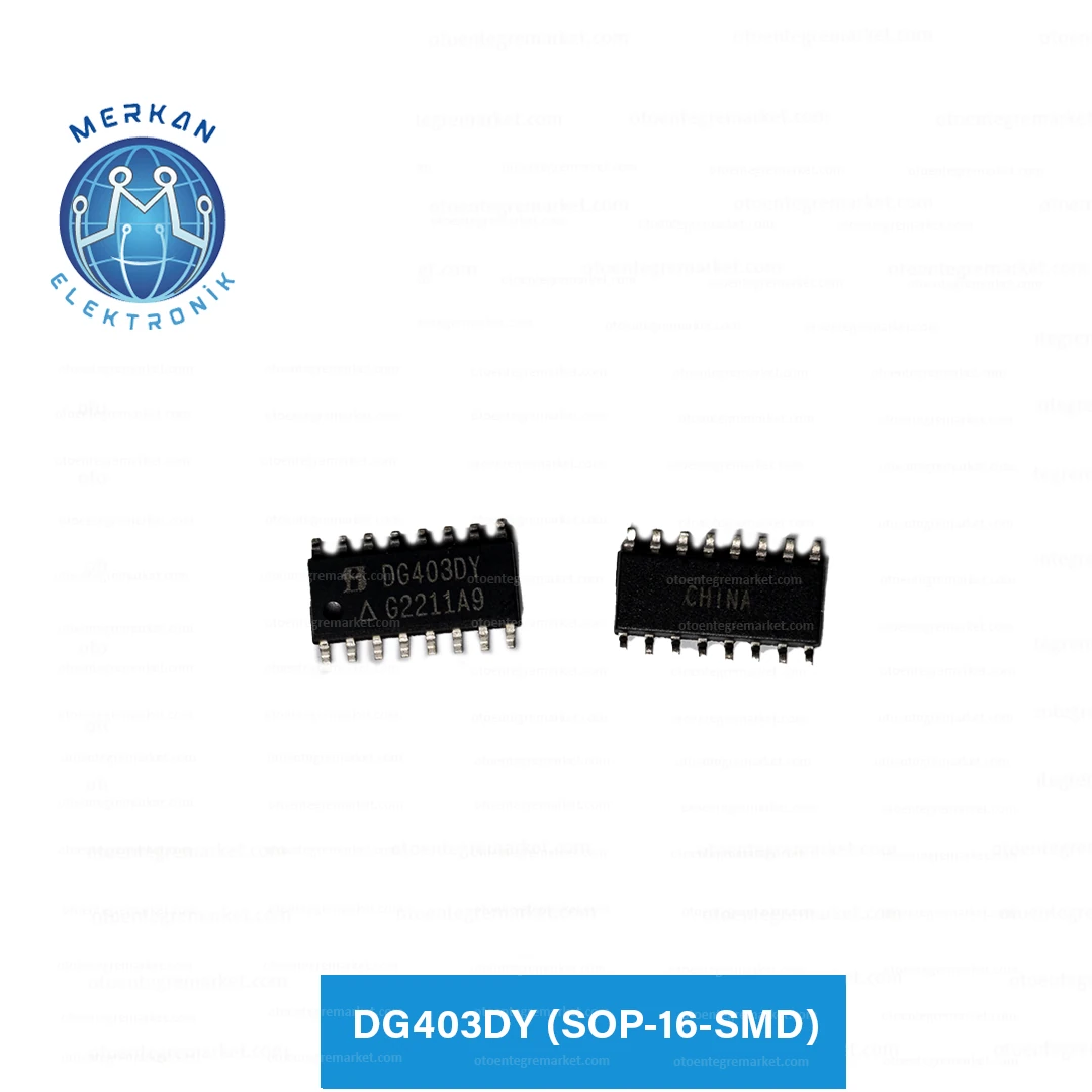 DG403DY (SOP-16-SMD) ORİJİNAL OTO BEYİN TAMİR ENTEGRELERİ MERKAN ELEKTRONİK
