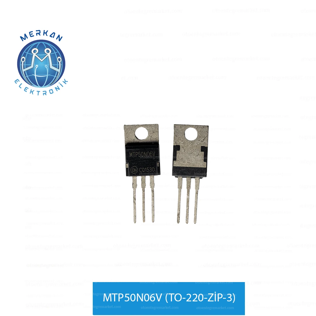 MTP50N06V (TO-220-ZİP-3) ORİJİNAL OTO BEYİN TAMİR ENTEGRELERİ MERKAN ELEKTRONİK