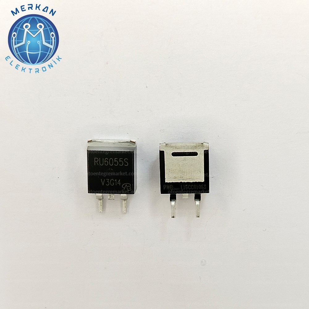 RU6055S (TO-263-SMD)ORİJİNAL OTO BEYİN TAMİR ENTEGRELERİ MERKAN ELEKTRONİK