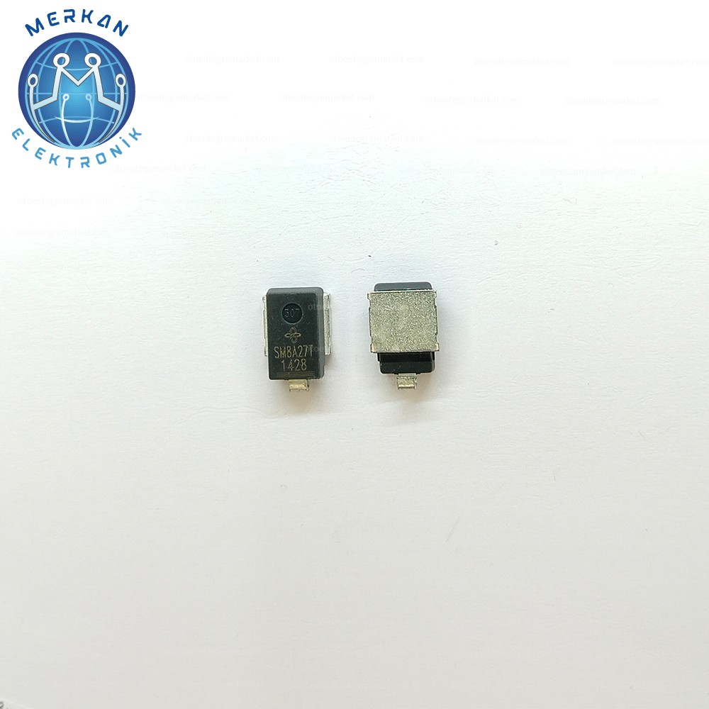 SM8A27-Vishay Semiconductors (DO-218AB) ORİJİNAL OTO BEYİN TAMİR ENTEGRELERİ MERKAN ELEKTRONİK