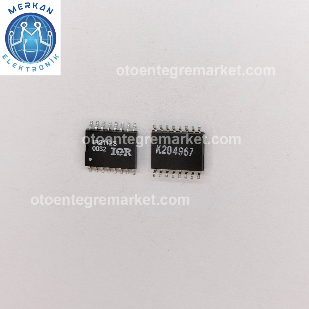 IR2112S (SOIC-16) ORİJİNAL OTO BEYİN TAMİR ENTEGRELERİ MERKAN ELEKTRONİK