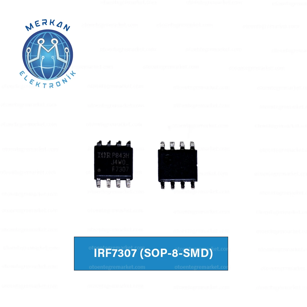 IRF7307 (SOP-8-SMD) ORİJİNAL OTO BEYİN TAMİR ENTEGRELERİ MERKAN ELEKTRONİK