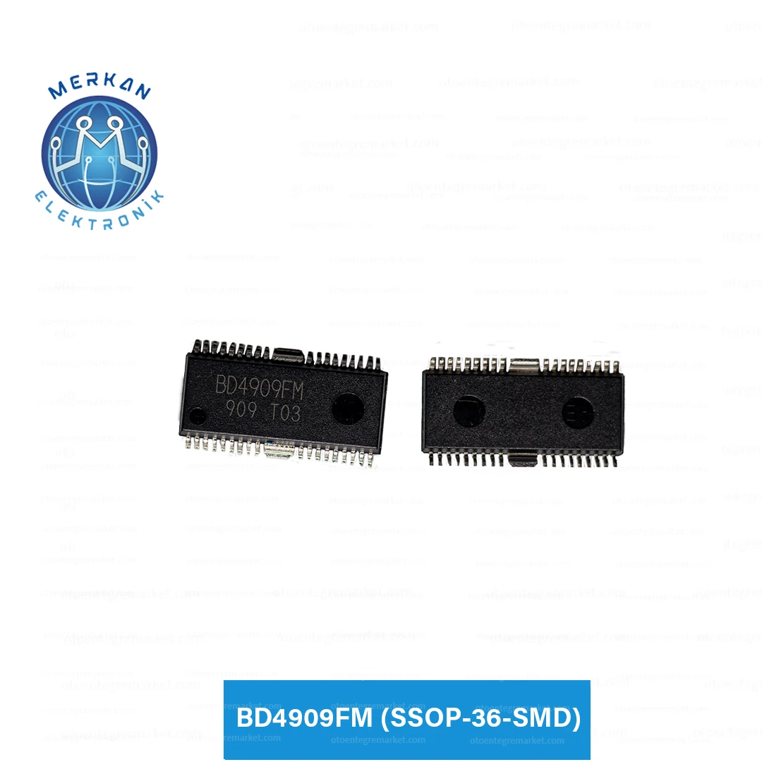 BD4909FM (SSOP-36-SMD) ORİJİNAL OTO BEYİN TAMİR ENTEGRELERİ MERKAN ELEKTRONİK