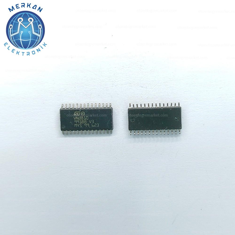 VNQ810 (SOP-28-SMD) ORİJİNAL OTO BEYİN TAMİR ENTEGRELERİ MERKAN ELEKTRONİK