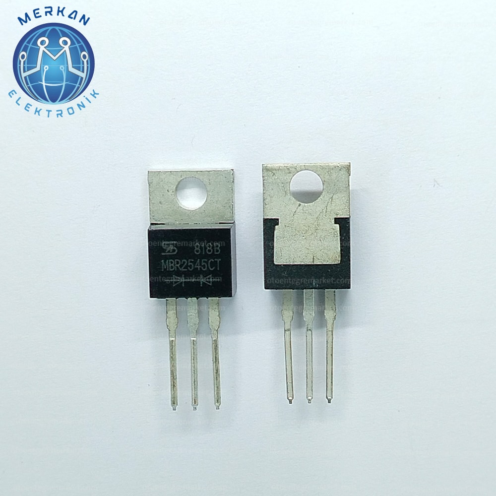 MBR2545CT (TO-220-ZİP-3) ORİJİNAL OTO BEYİN TAMİR ENTEGRELERİ MERKAN ELEKTRONİK