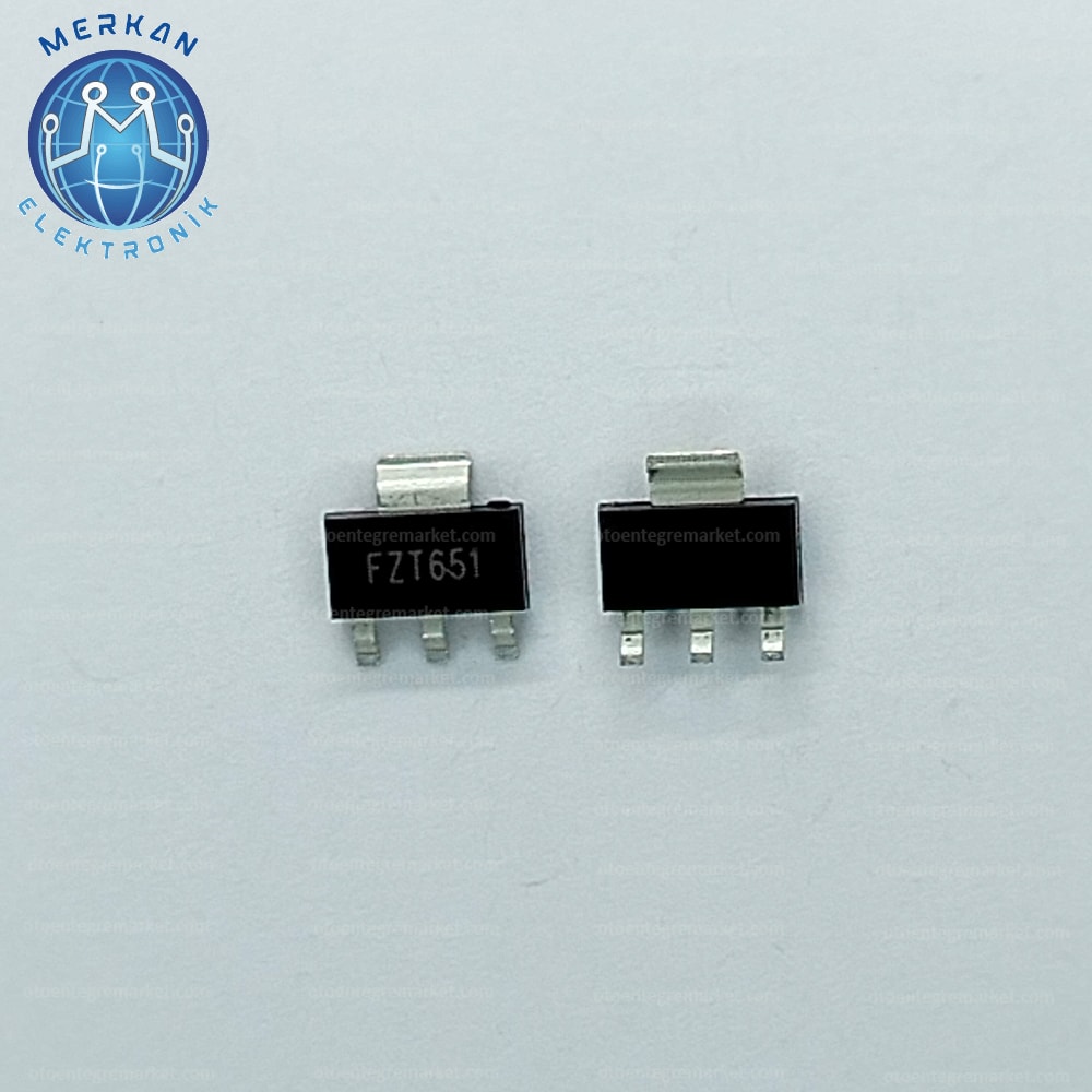 FZT751-FZT651 (SOT-223-SMD) ORİJİNAL OTO BEYİN TAMİR ENTEGRELERİ MERKAN ELEKTRONİK