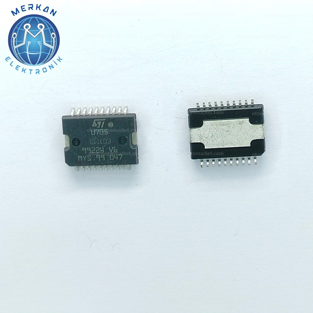 U705-SDIC03  (SSOP-20-SMD) ORİJİNAL OTO BEYİN TAMİR ENTEGRELERİ MERKAN ELEKTRONİK