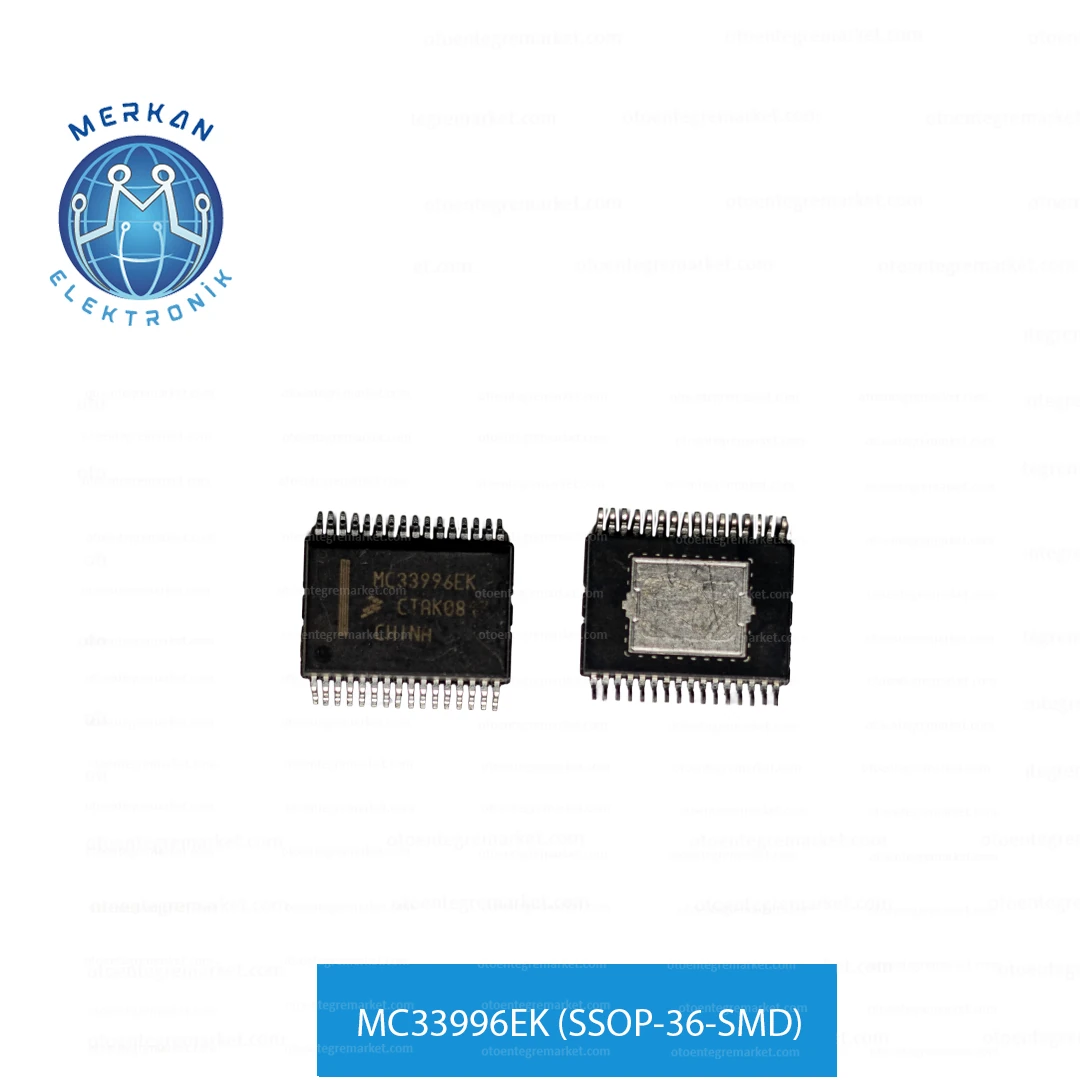 MC33996EK (SSOP-36-SMD) ORİJİNAL OTO BEYİN TAMİR ENTEGRELERİ MERKAN ELEKTRONİK