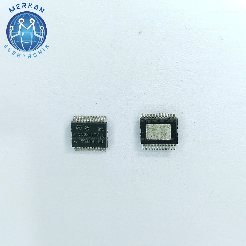 VNQ5160K (SSOP-24-SMD)ORİJİNAL OTO BEYİN TAMİR ENTEGRELERİ MERKAN ELEKTRONİK
