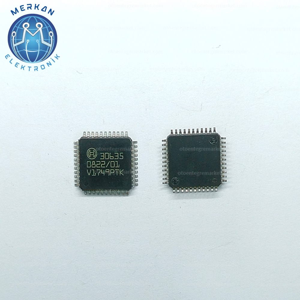 BOSCH 30635 (QFP-44-SMD) ORİJİNAL OTO BEYİN TAMİR ENTEGRELERİ MERKAN ELEKTRONİK