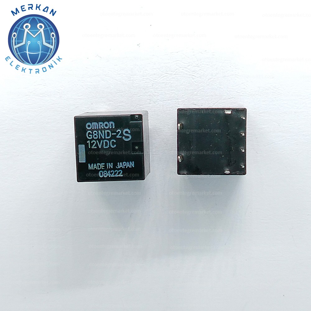 OMRON G8ND-2S ROLE RELAY 12VDC ORİJİNAL OTO BEYİN TAMİR ENTEGRELERİ MERKAN ELEKTRONİK