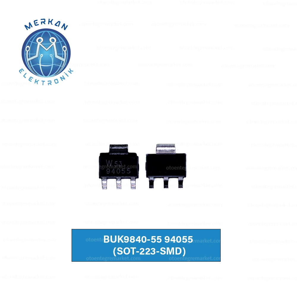 BUK9840-55 94055 (SOT-223-SMD) ORİJİNAL OTO BEYİN TAMİR ENTEGRELERİ MERKAN ELEKTRONİK