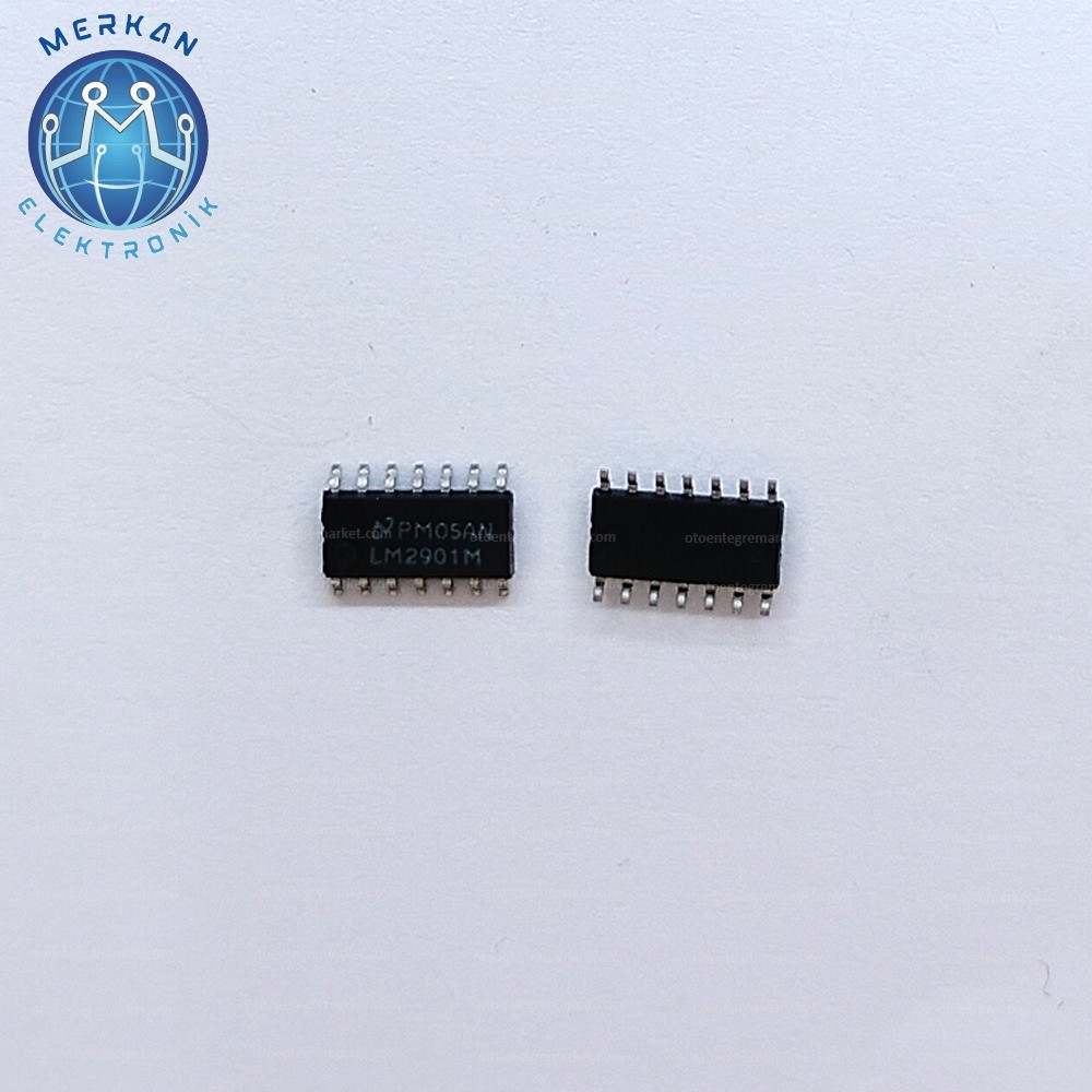 LM2901M (SOP-14-SMD) ORİJİNAL OTO BEYİN TAMİR ENTEGRELERİ MERKAN ELEKTRONİK