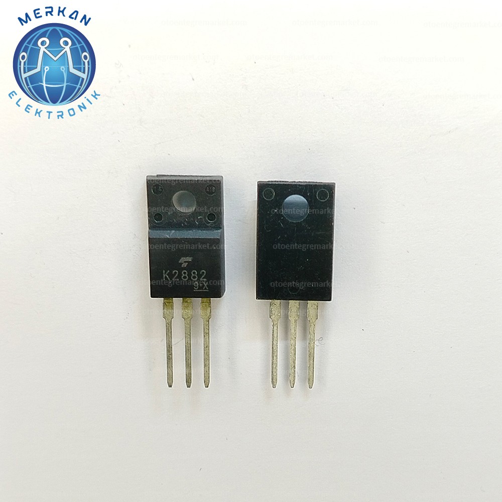 2SK2882 (TO-220-ZİP-3)ORİJİNAL OTO BEYİN TAMİR ENTEGRELERİ MERKAN ELEKTRONİK