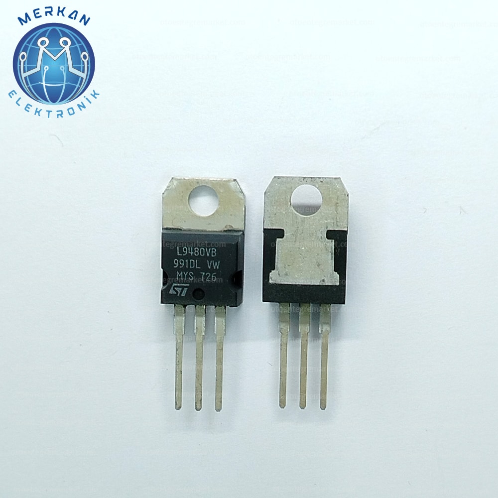 L9480VB (TO-220-ZİP-3) ORİJİNAL OTO BEYİN TAMİR ENTEGRELERİ MERKAN ELEKTRONİK