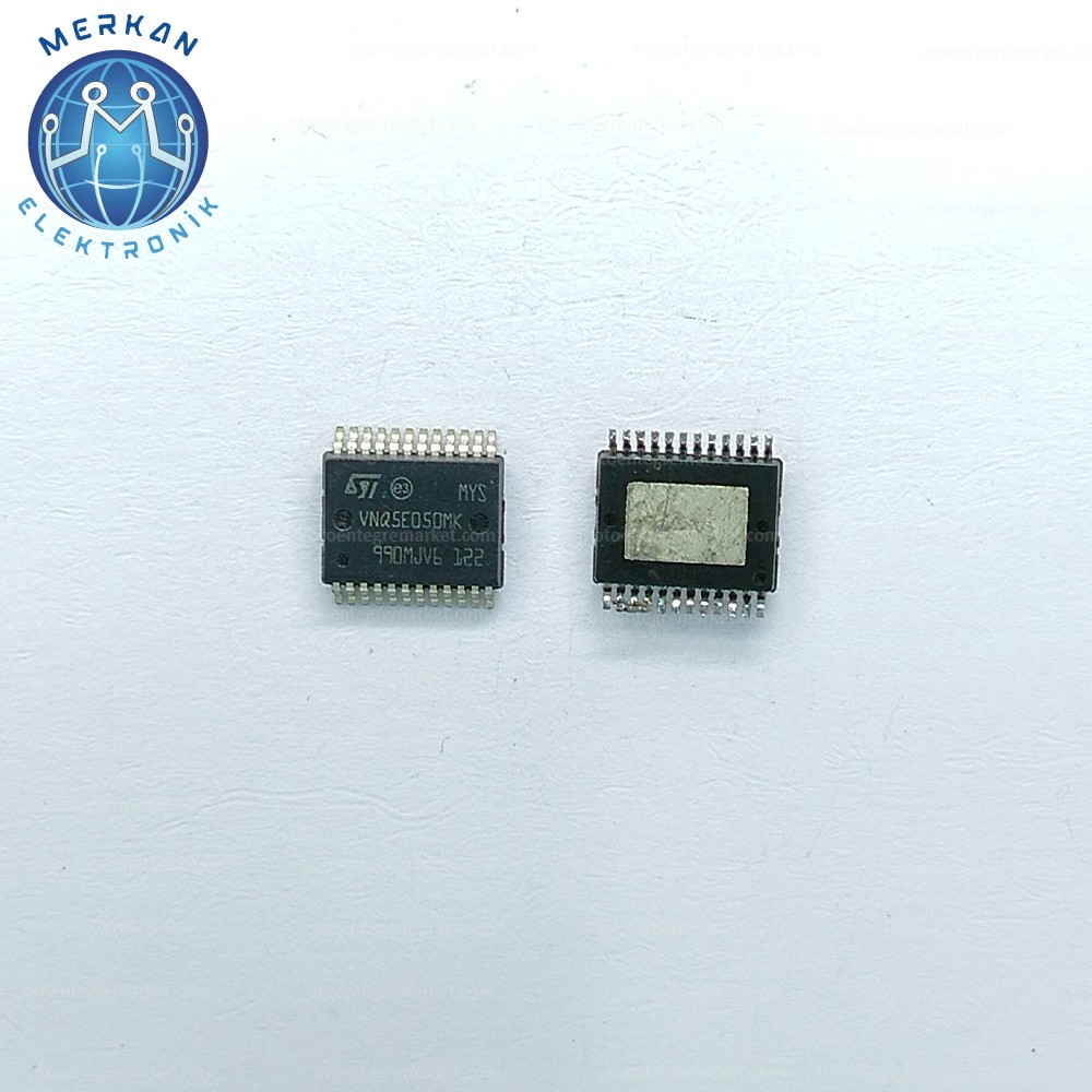VNQ5E050MK  (SSOP-24-SMD) ORİJİNAL OTO BEYİN TAMİR ENTEGRELERİ MERKAN ELEKTRONİK