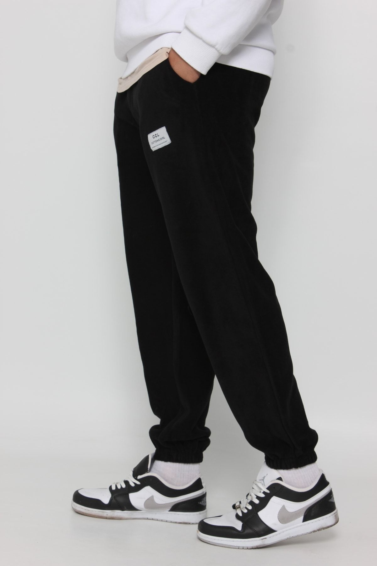 Erkek Oversize Polar Eşofman Alt