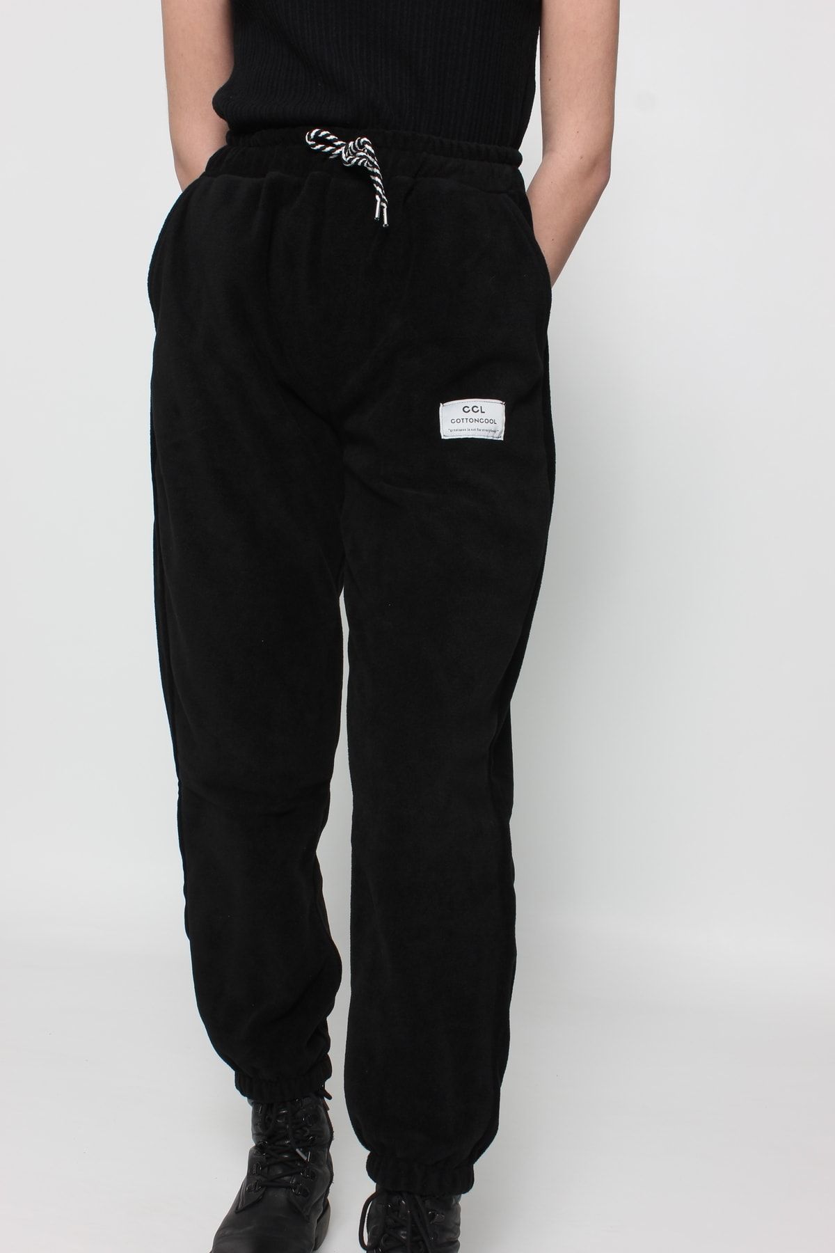 Kadın Oversize Polar Eşofman Alt