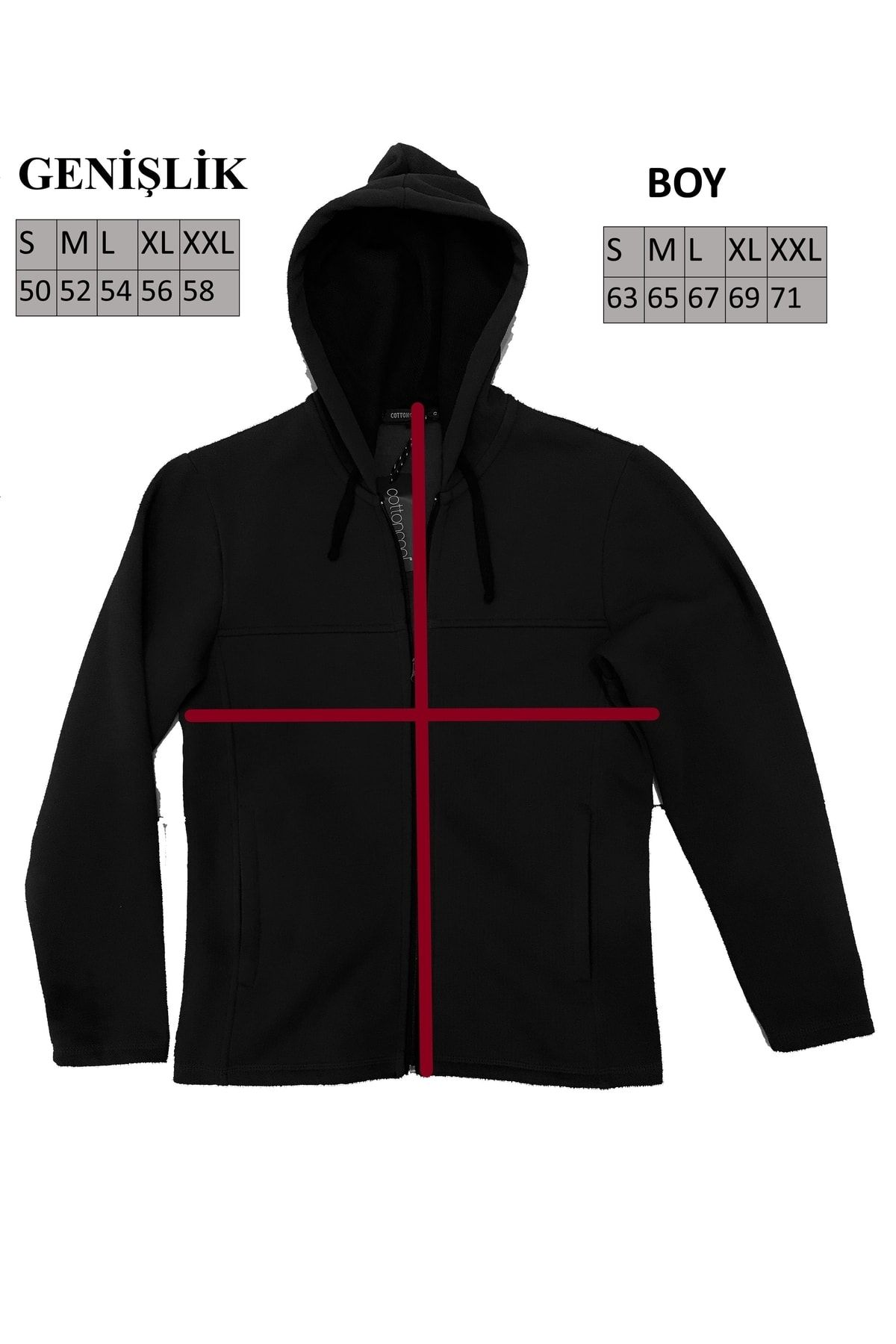 Erkek Siyah Sweatshirt