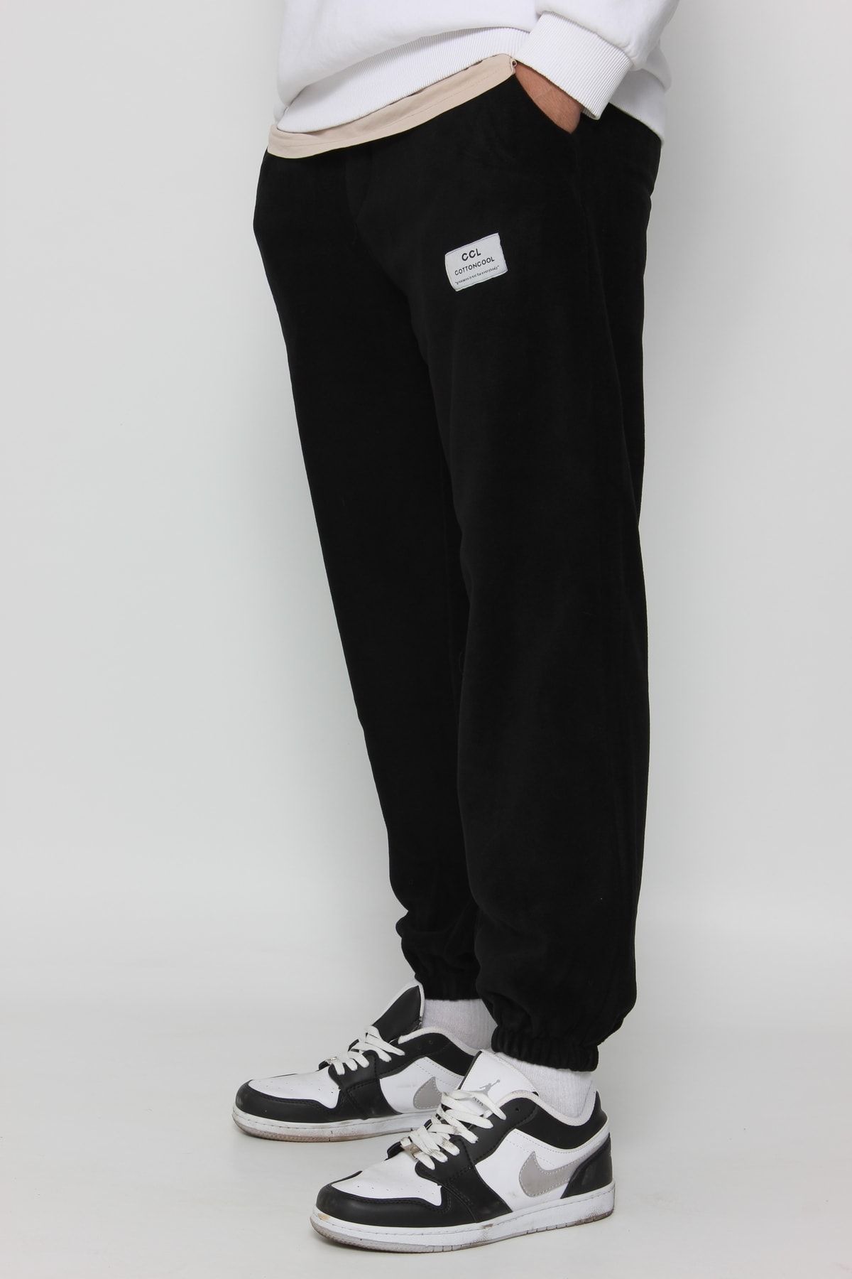Erkek Oversize Polar Eşofman Alt