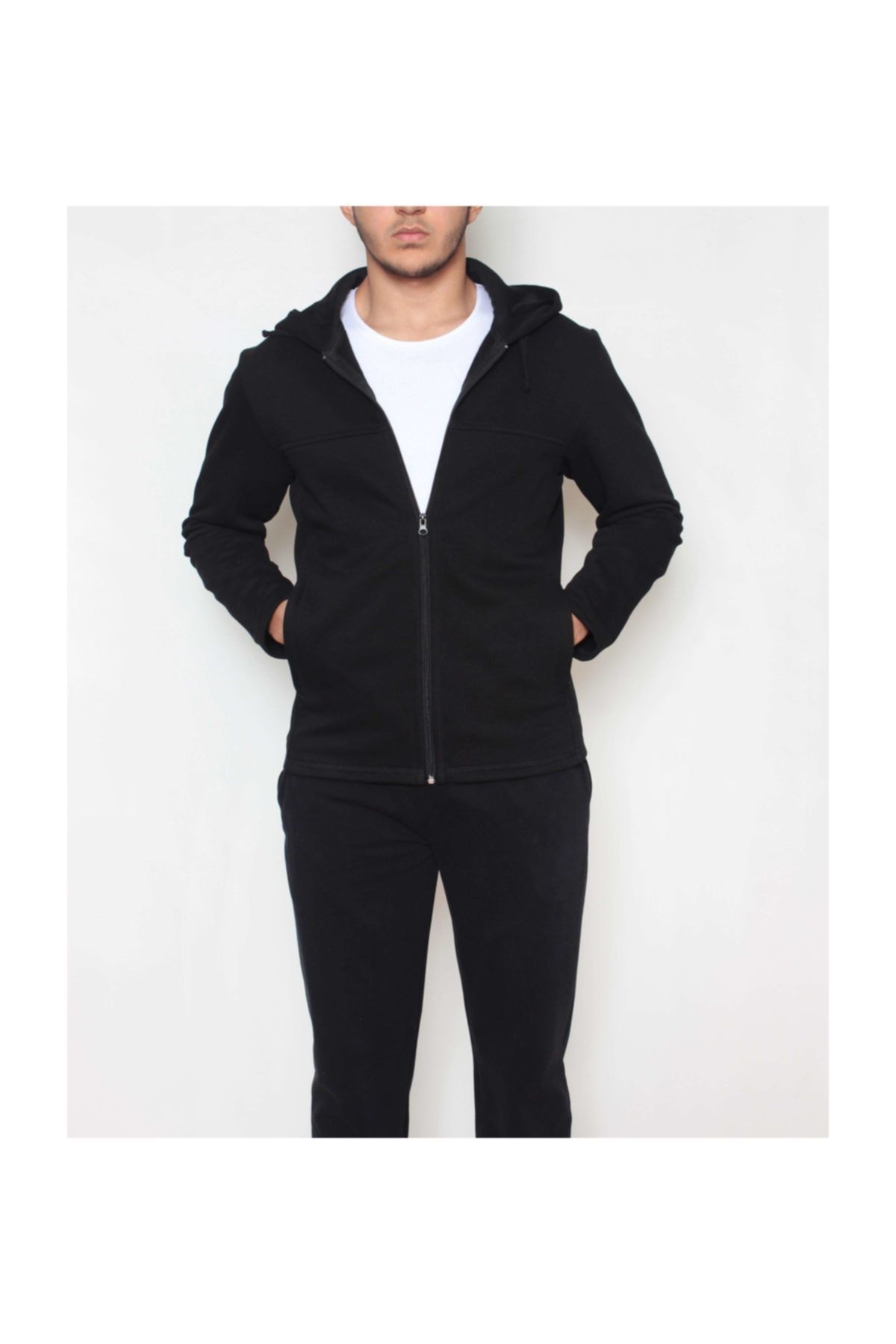 Kapüşonlu Sweatshirt Pike Kumaş