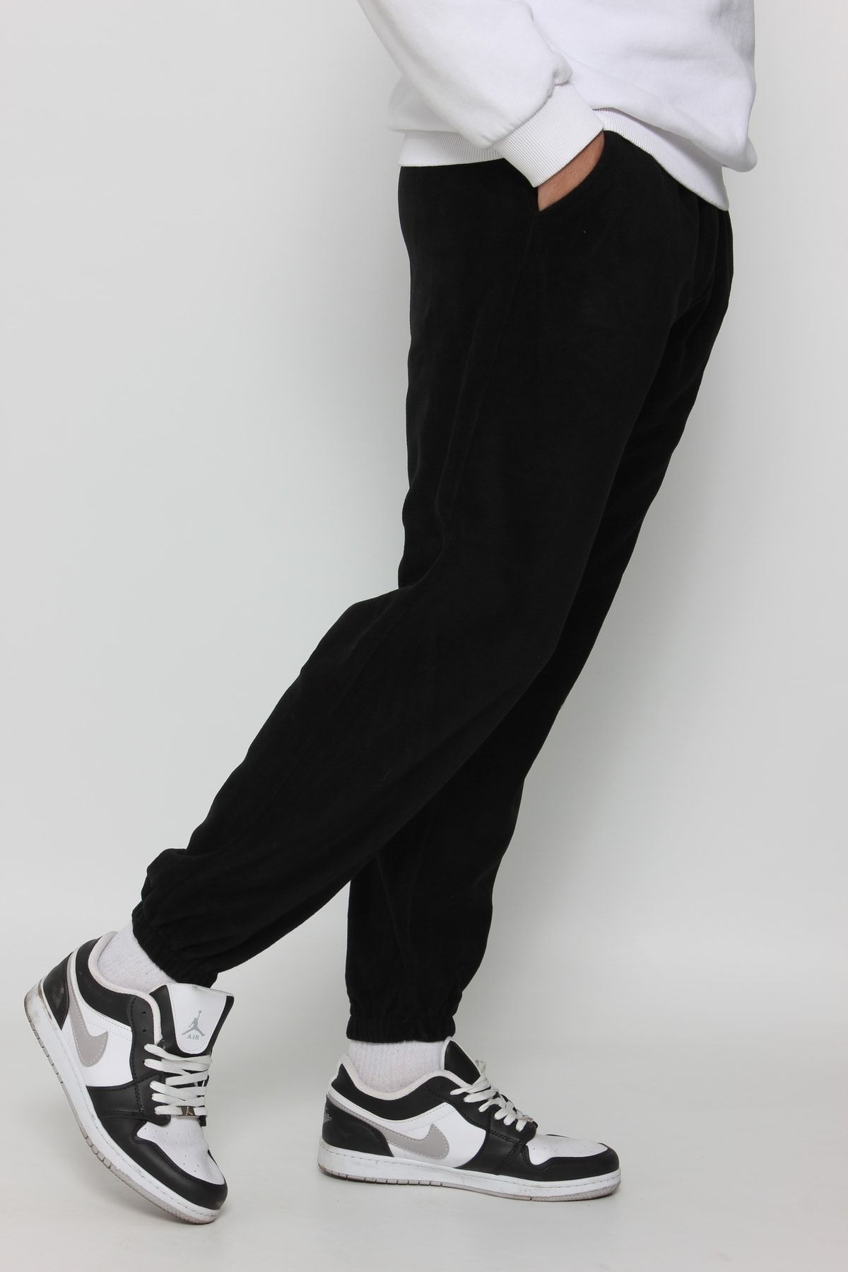 Erkek Oversize Polar Eşofman Alt