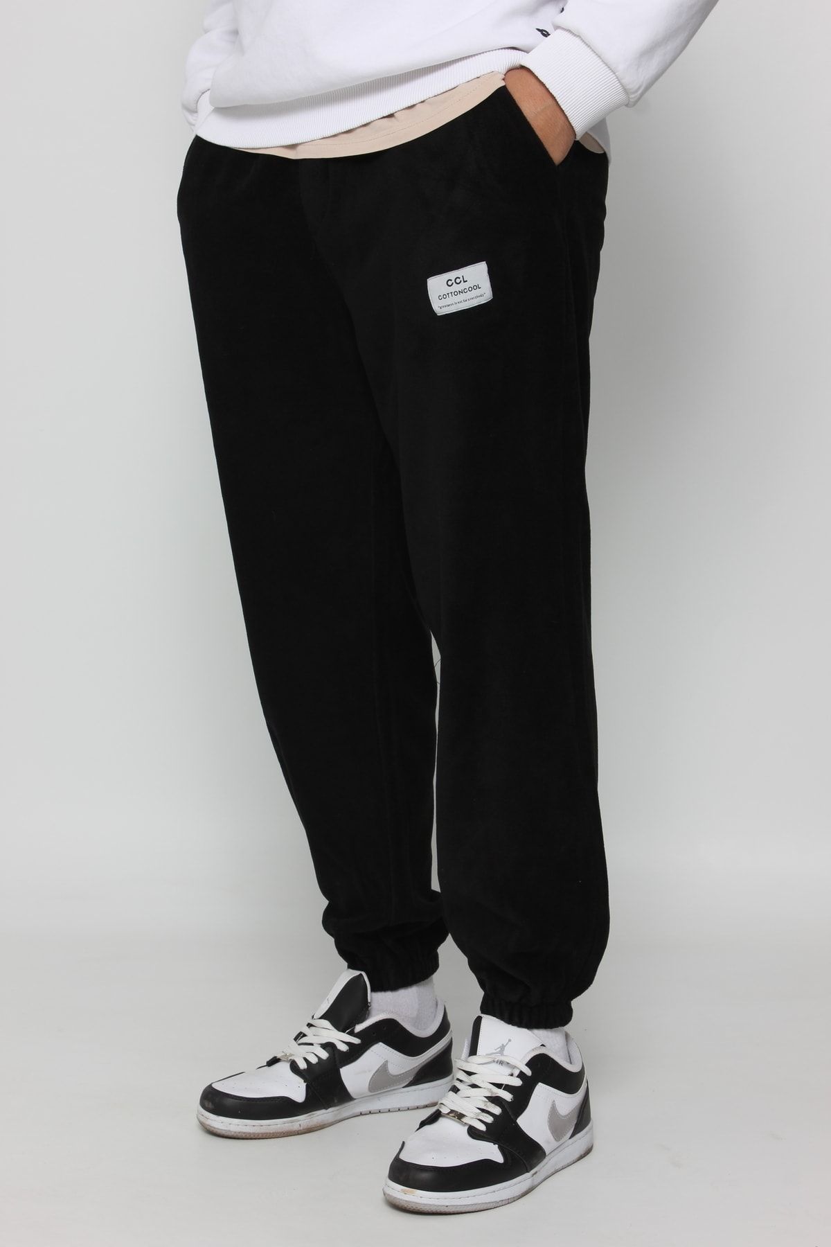 Erkek Oversize Polar Eşofman Alt
