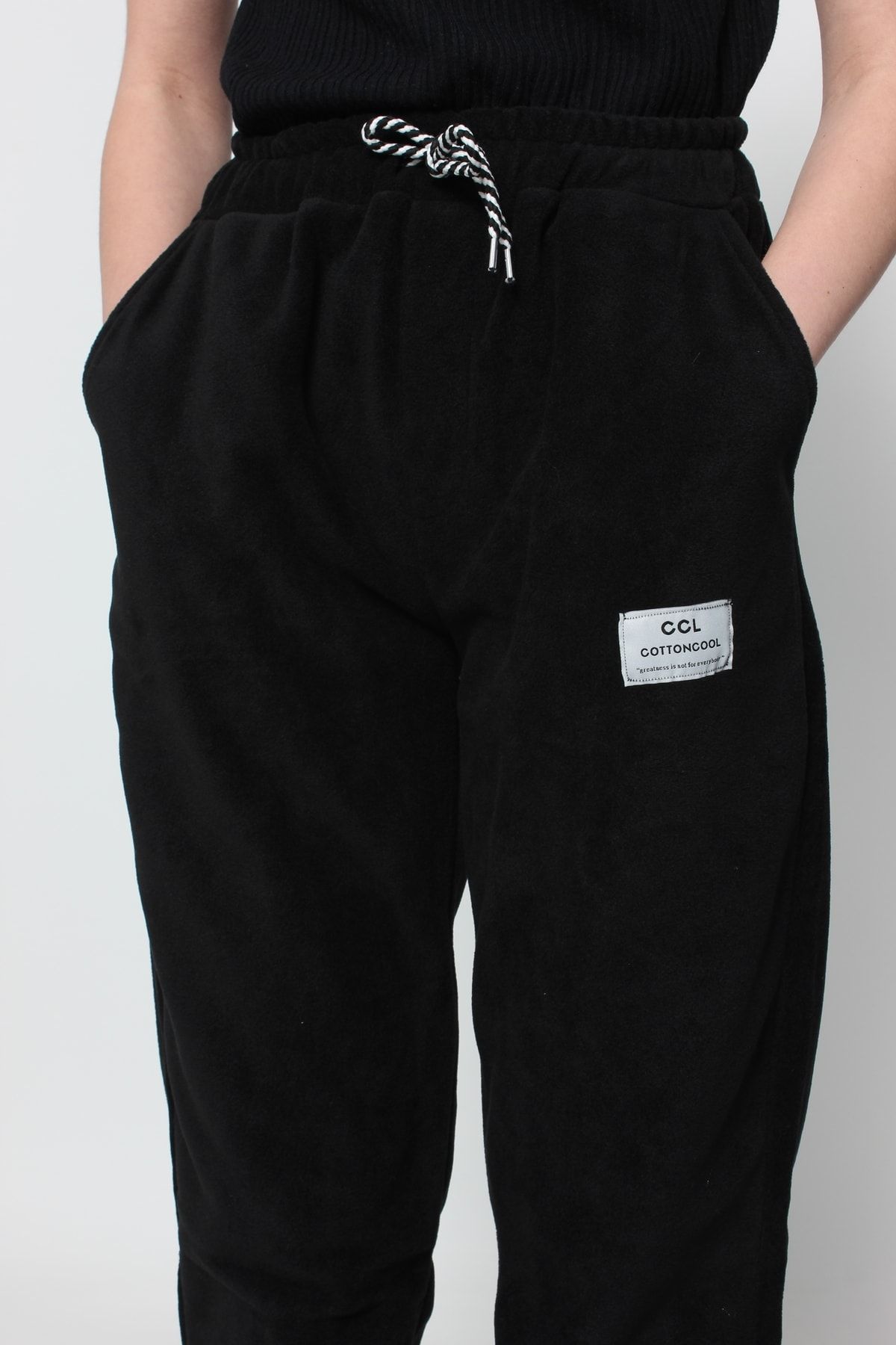 Kadın Oversize Polar Eşofman Alt